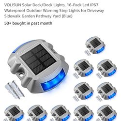 VOLISUN SOLAR DECK/DOCK LED BLUE LIGHTS 