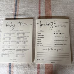 Baby Shower Games