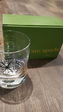 kate spade jingle all the way whiskey glasses - 2