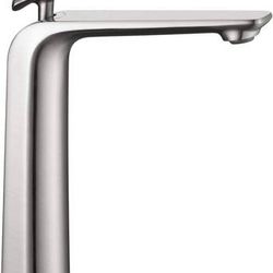 NEW TOCALOCA Tall Bathroom Faucet Premium Brass Mixer Tap Brushed Nickel Bathroom Basin Faucet Single Handle Vanity Faucet 1 Hole
