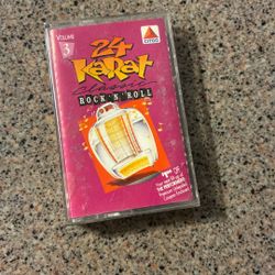 24 karat classic rock ‘n’ roll cassette