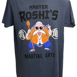 Dragon Ball Z Master Roshi’s Martial Arts T-Shirt (Ripple Junction) Men’s Medium