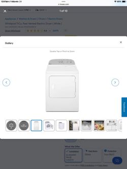 Whirlpool 7-Cu. Feet Vented Electric Dryer ( White )