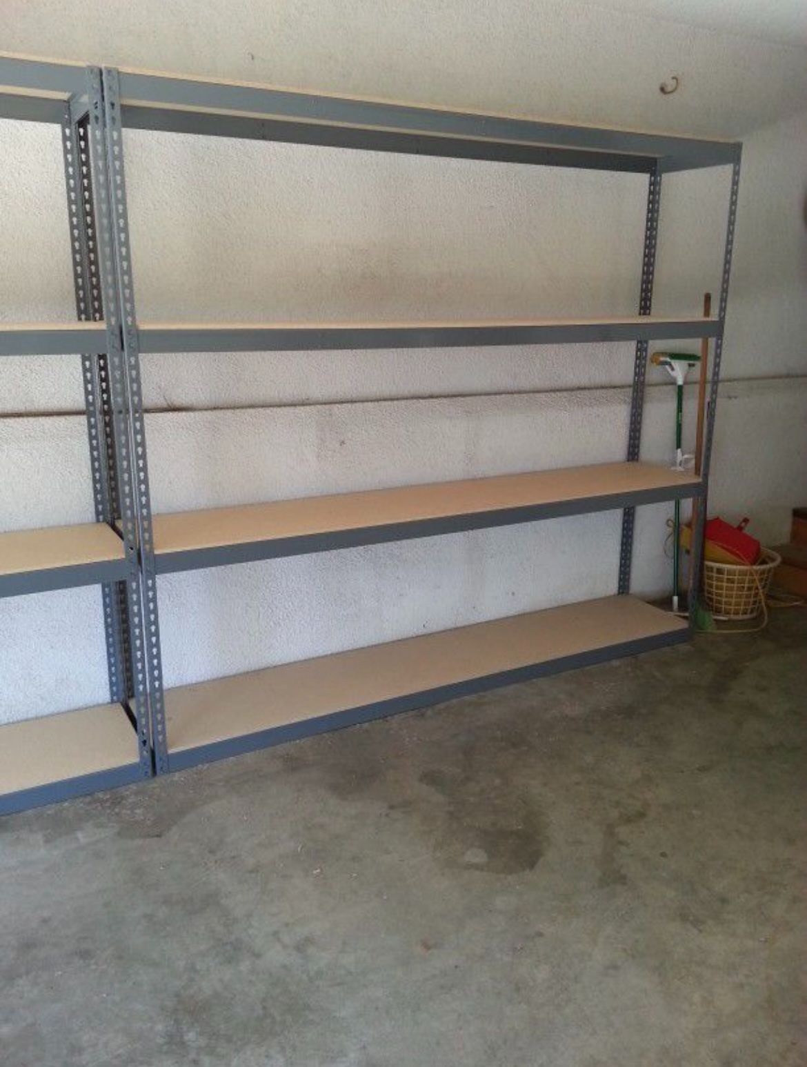 Boltless Shelving 96 in W x 18 in D Warehouse Garage Storage Container Shed Rack Delivery Available