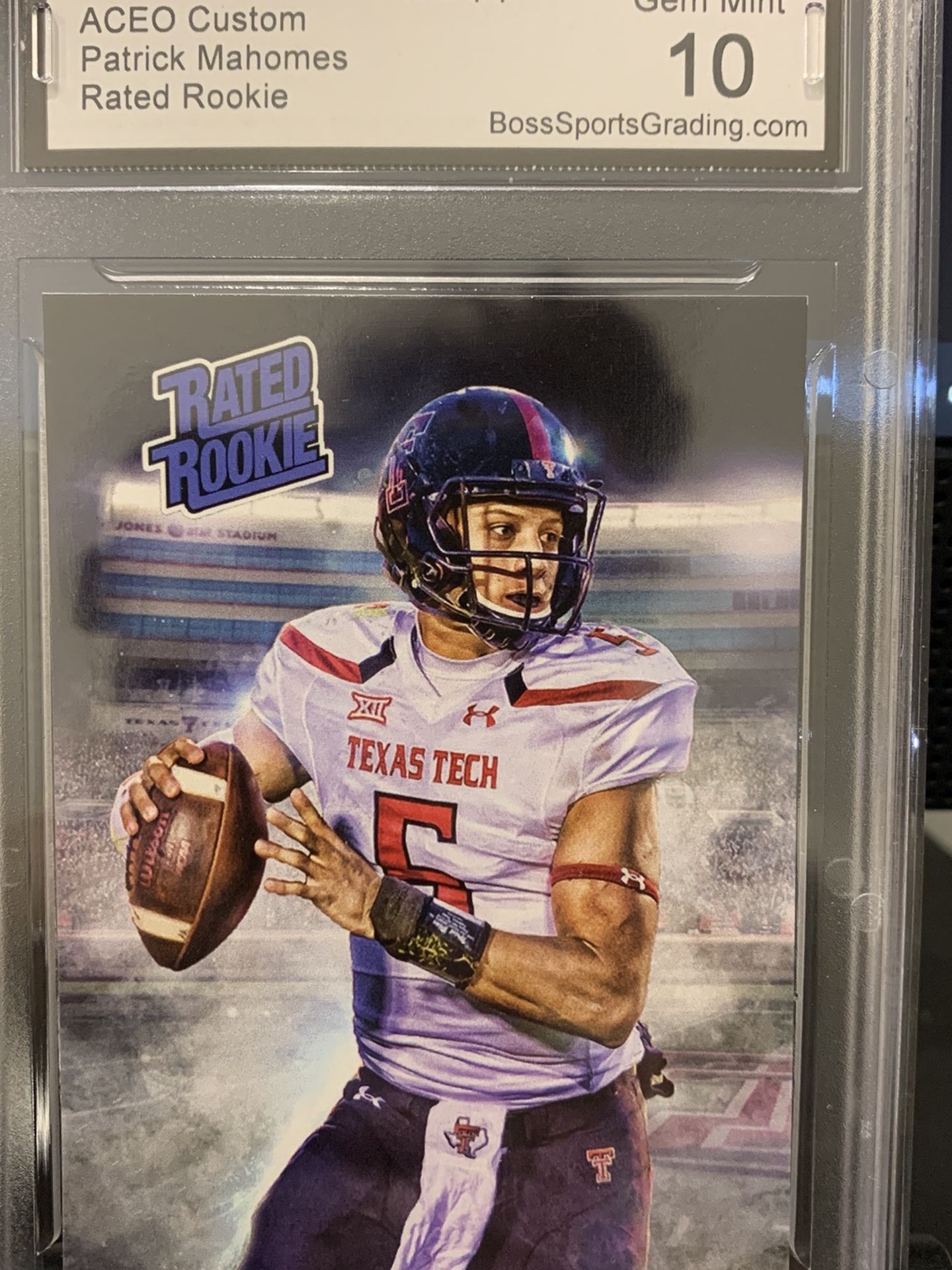 Patrick Mahomes Rated Rookie ACEO Cool Art Card