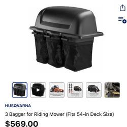 Mower  Bagger For 54” Zero Turn 