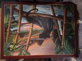 Black Panther in the jungle*