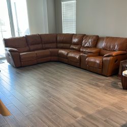 Leather Sectional