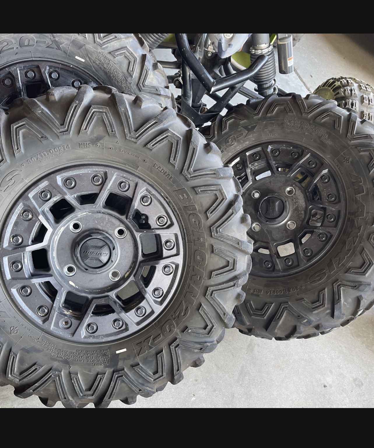 Stock Can Am B-lock Rims And Tires