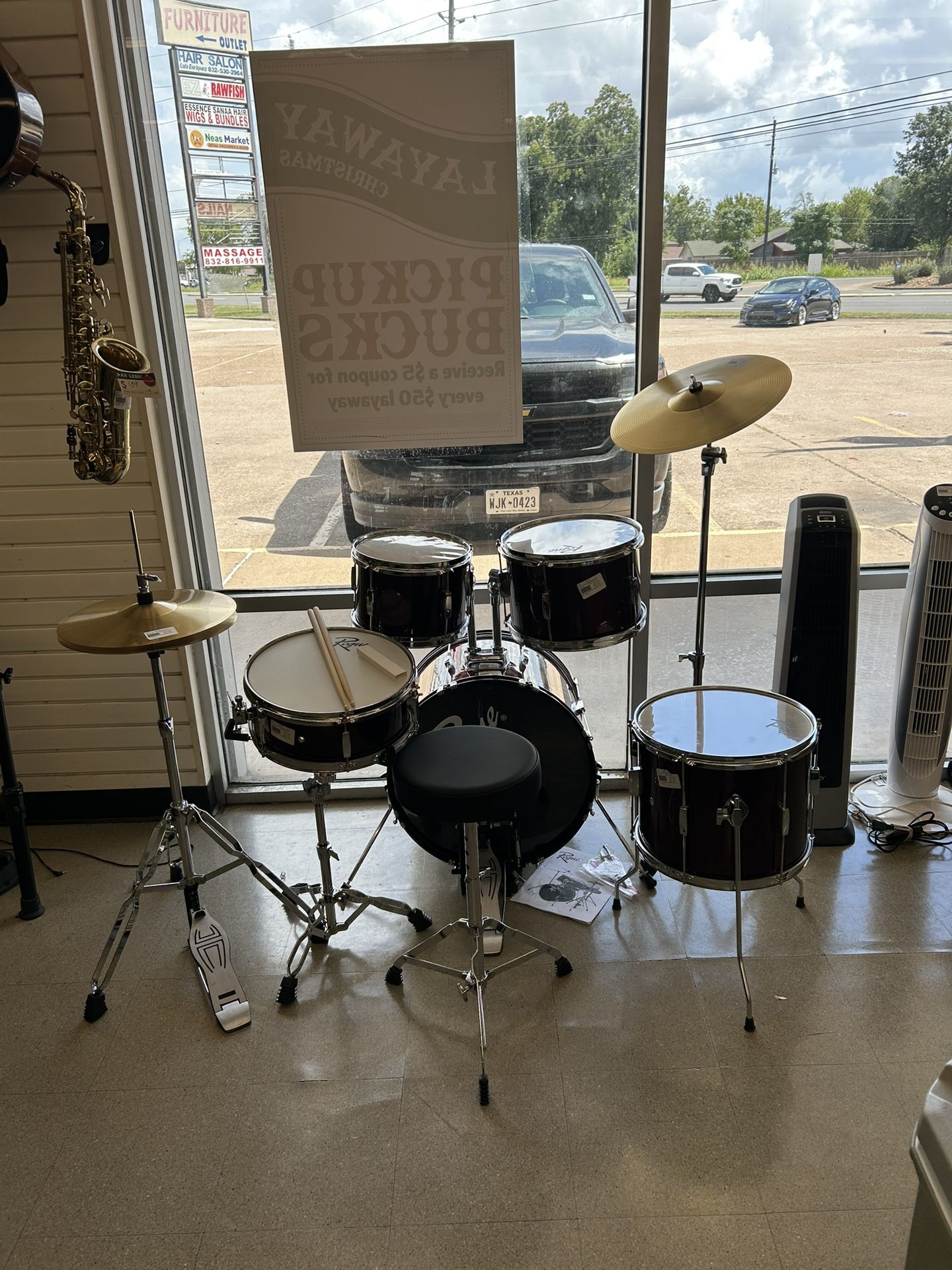 Rogue Drum Set 7 Piece Complete Set