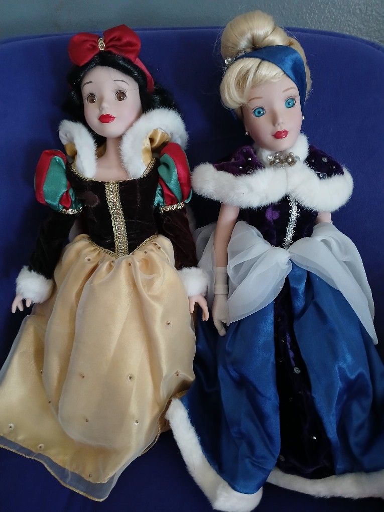 Vintage/Antique Dolls - Snow White, Cinderella
