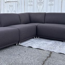 5 Piece Modular Sectional Couch  L Shape 