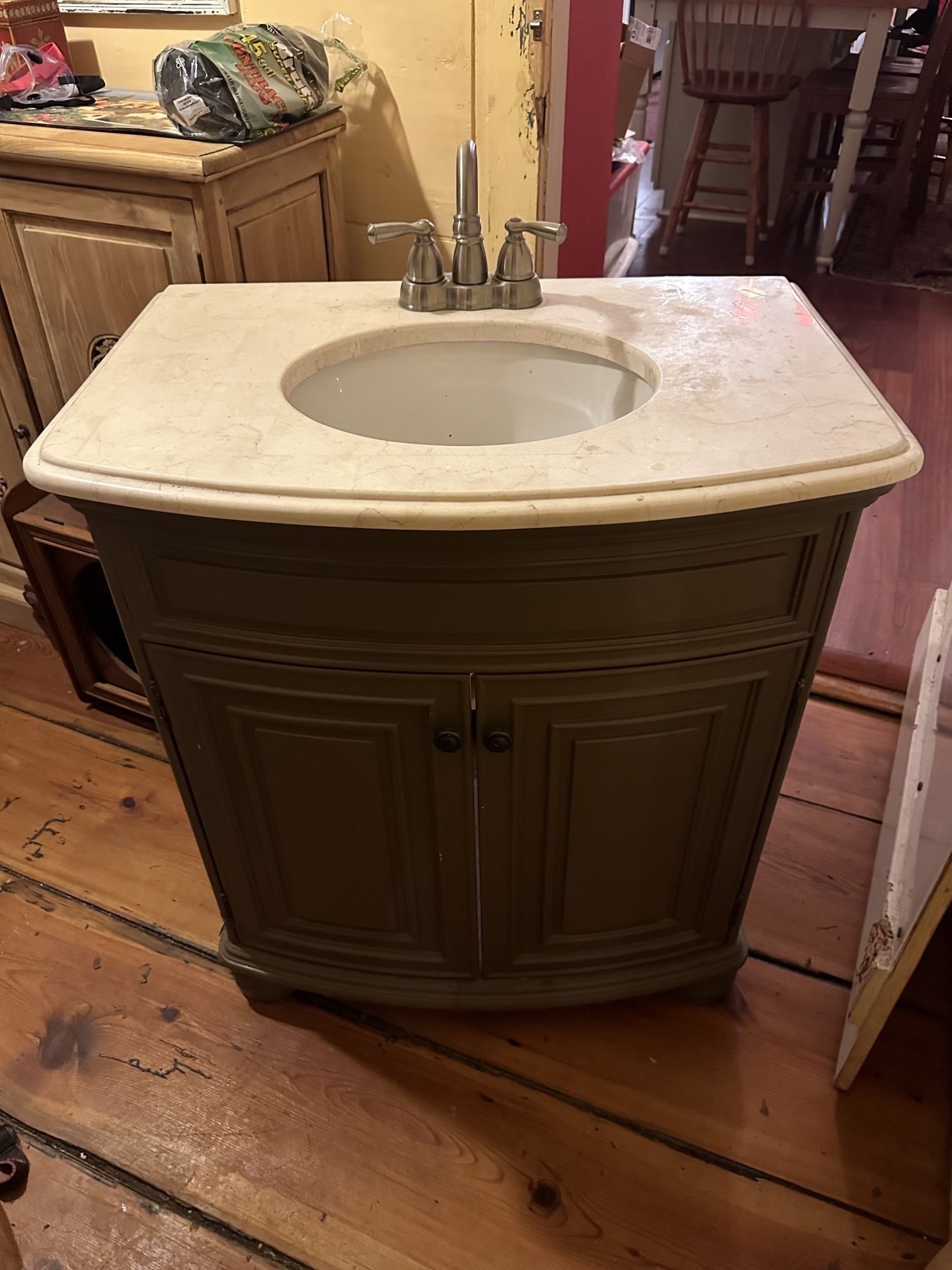Marble Top Bathroom Vanity