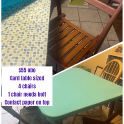 Wooden Folding Table