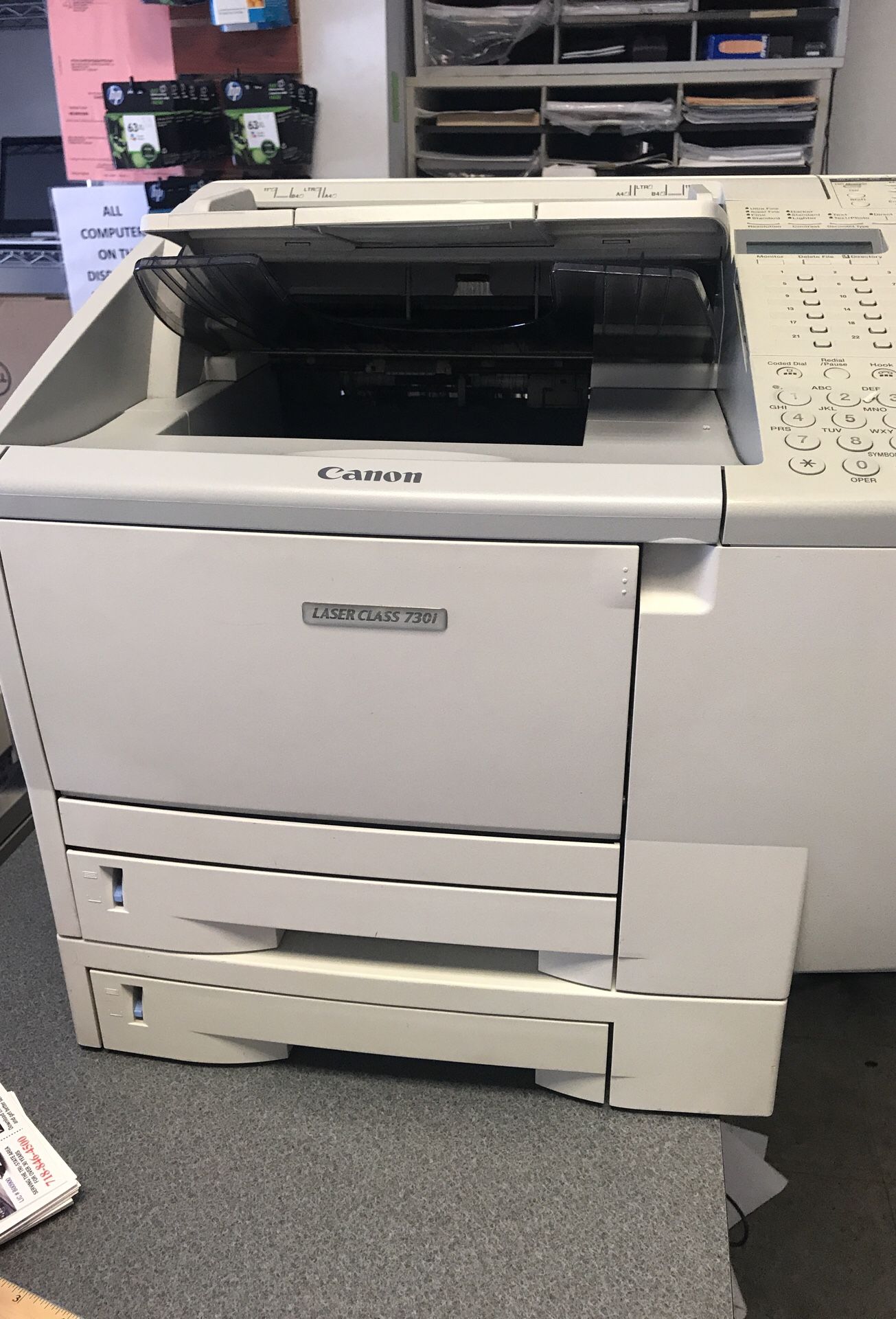 Canon fax machine 730i ( copier fax printer ) Refurbished great condition