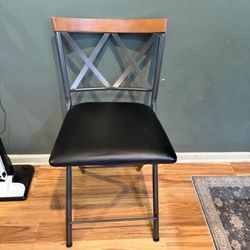 Folding counter height stools set of 4