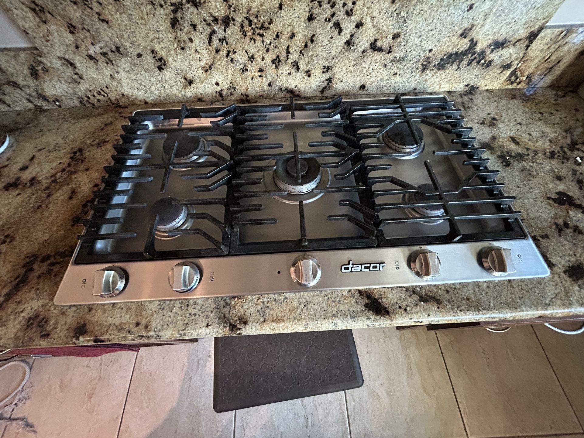 36 Inch Dacor Gas Cook Top