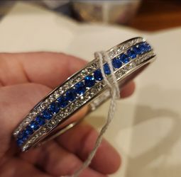 JBK Silver Tone Bangle Bracelet ($ reduced)