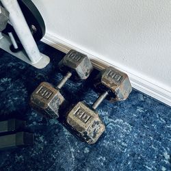 Pair of 80 lb Dumbbells 