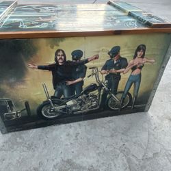 David Mann Choppers Easy Rider Wooden Box Art