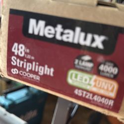 Metalux 48” stoplight .  2 each
