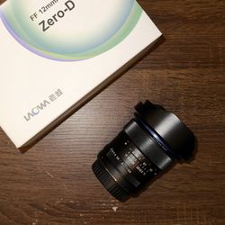 Laowa 12mm f2.8 Zero Distortion Full Frame Canon EF Lens