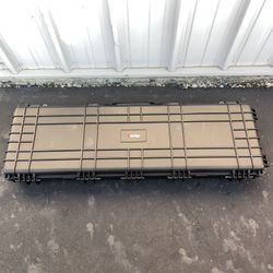 Eylar Black 48" Inch Tactical Roller Rifle Hard Case, Waterproof & Shockproof w/ Foam - External: 48.4" x 16.1" x 6.3" Internal: 46.1" x 13.4" x 5.5"