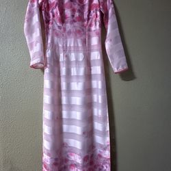 Traditional Vietnam Ao Dai Size S