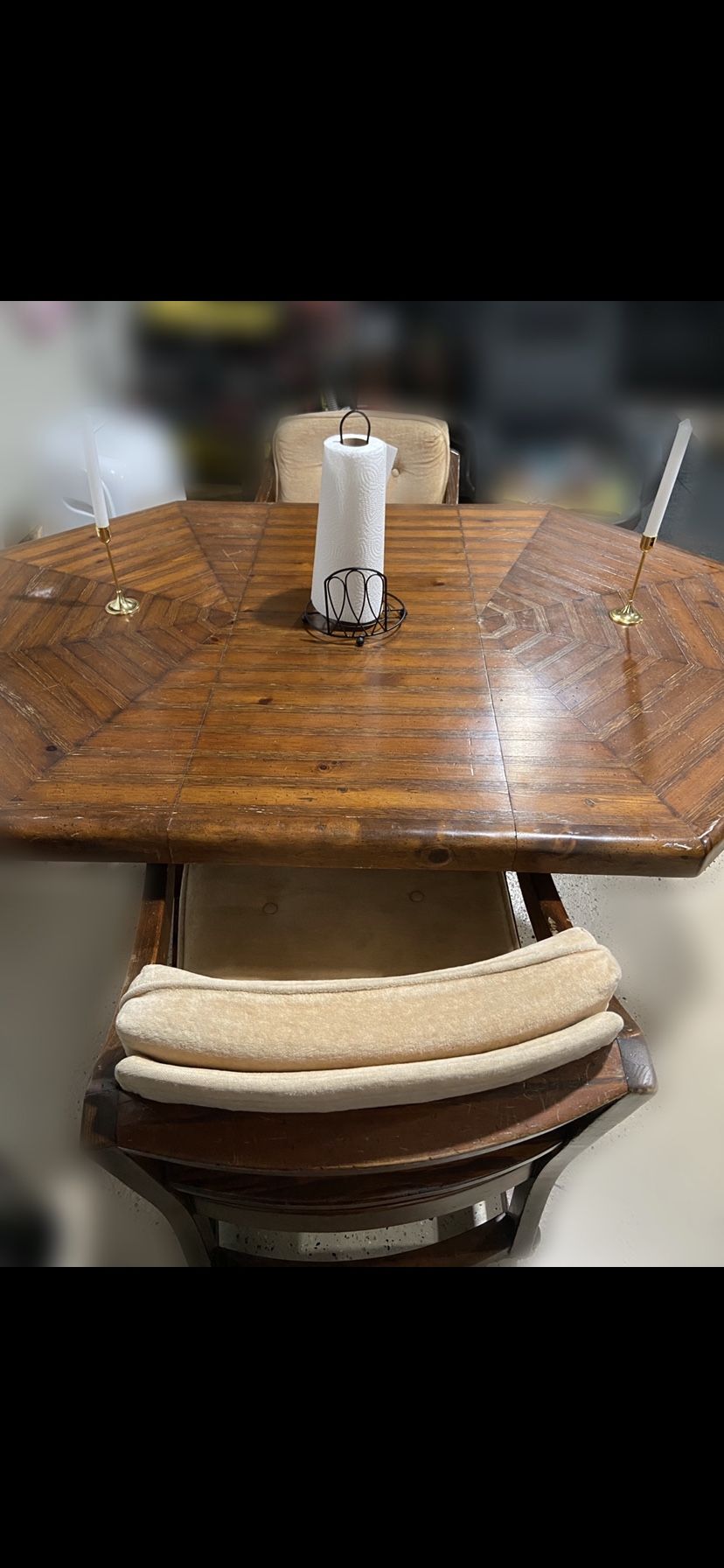 Light Brown Wooden Table