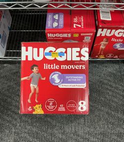 Huggies Size 8 Count 62 $42.99