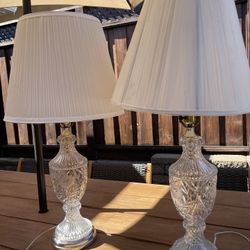 Vintage Crystal Lamps 