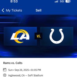 Rams vs Colts