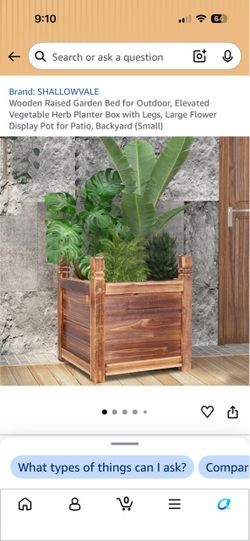 Wooden Raised Garden Bed for Outdoor