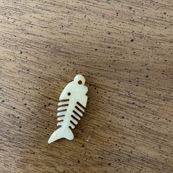 Fish necklace charm