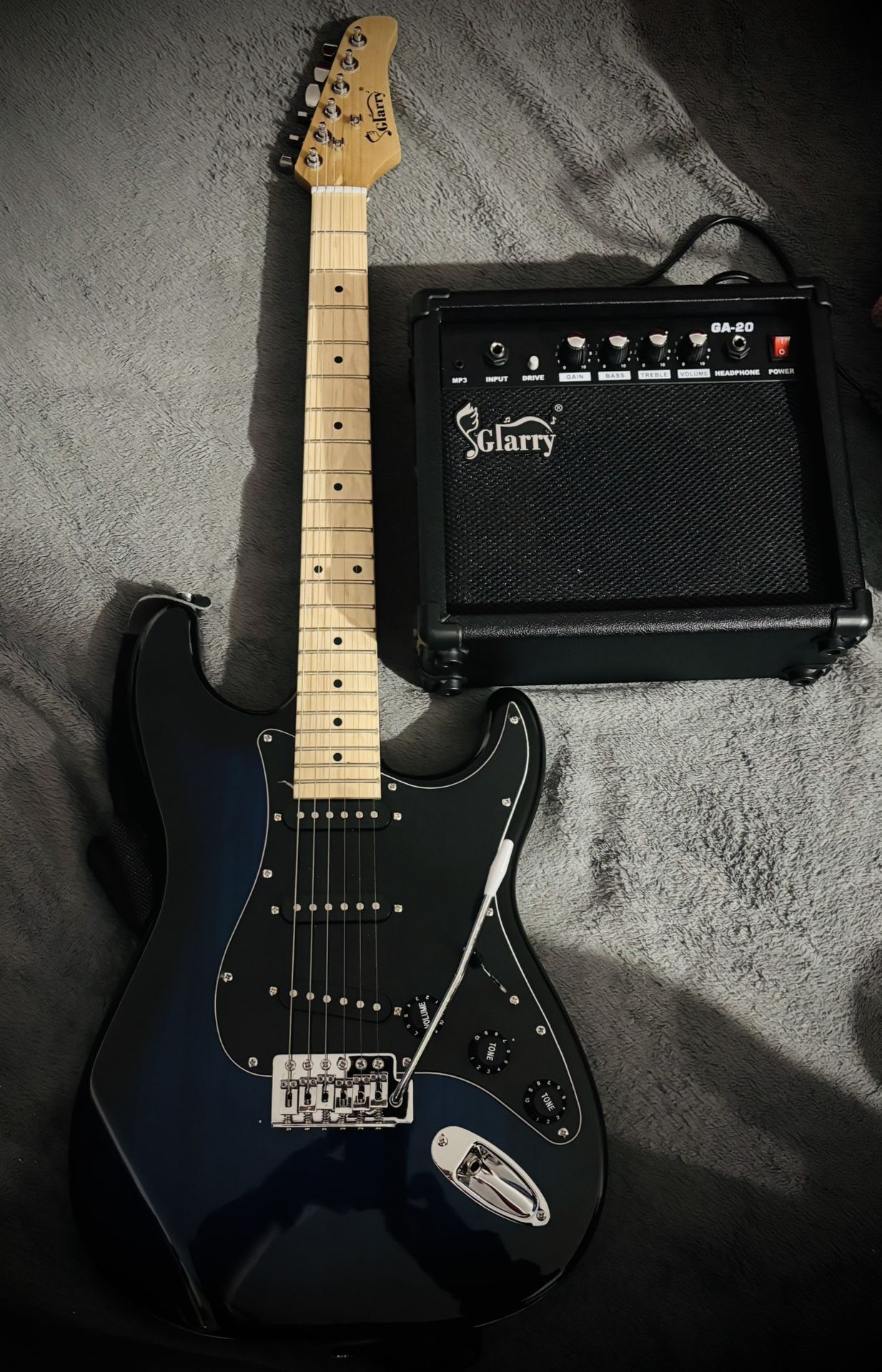Electric Guitar With Amp