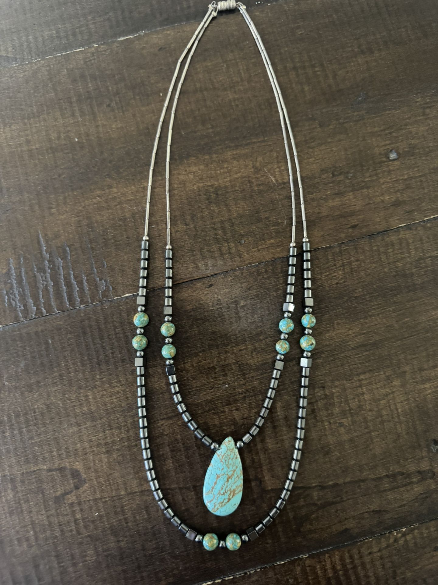 Turquoise Gem Necklace