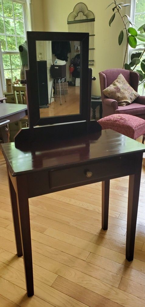 Mirror With Vanity And Drawer