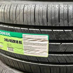 245 45 18 Set Of Tires New
