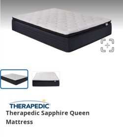 Therapedic sapphire queen mattress set deals