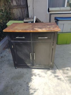 Rolling  Bar Cart