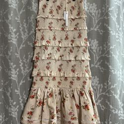 V Chapman Floral Skirt 