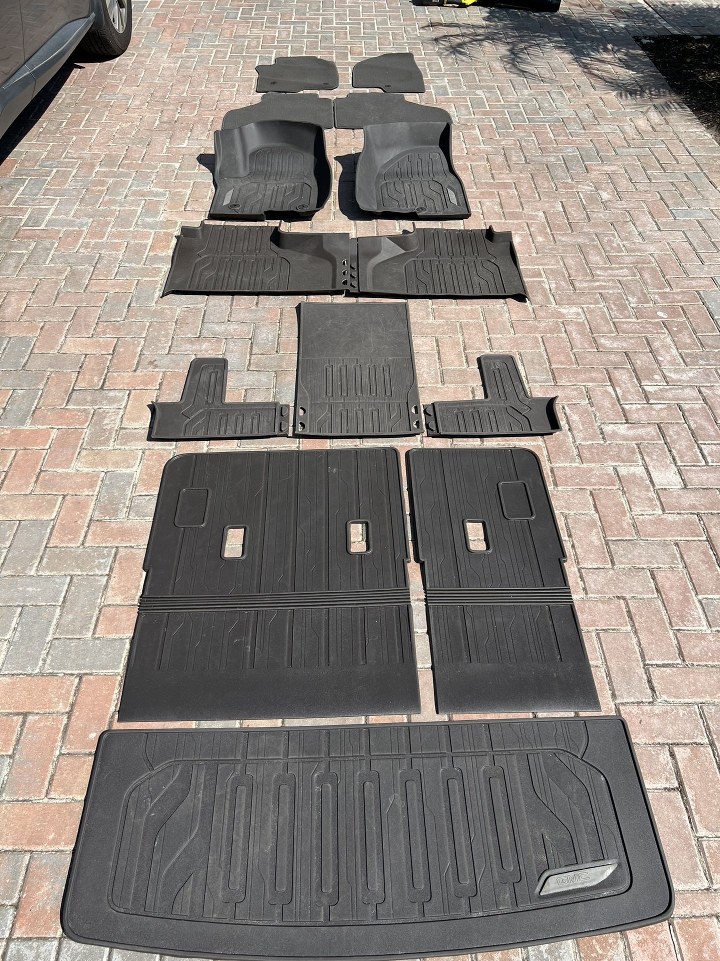 GMC Yukon OEM All Weather Floor Mats 2021 - 2025 Models