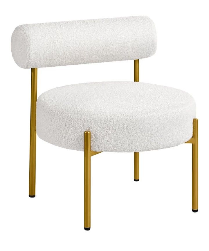 Yaheetech Boucle Accent Chair