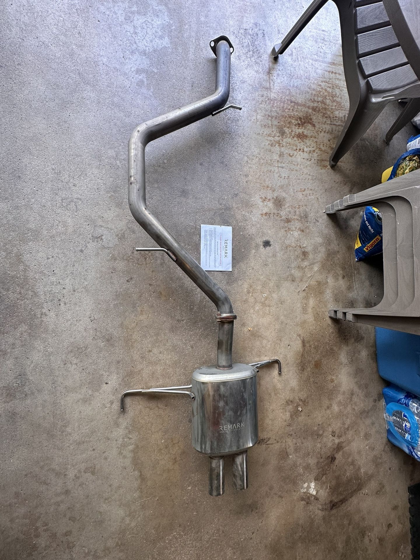 Remark Catback Center Dual Exit Exhaust For E210 Toyota Corolla Hatchback 2019+