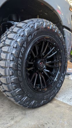 20" Fuel Rebel Matte Black Available For 8 Lug Trucks