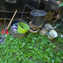 Flower Pots and Shovel