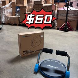 ❤️$60❤️ MERACH Ab Machine for Stomach Workout, Ab Crunch Machine with 3 Adjustable Resistance and Automatic Rebound, Sit Up Machine with 330 LBS Weigh