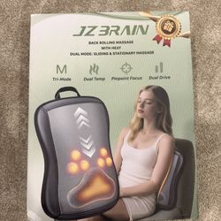 Back massager with heat