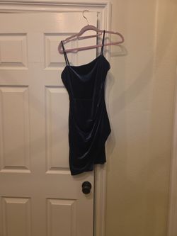 Navy Blue Homecoming Dress