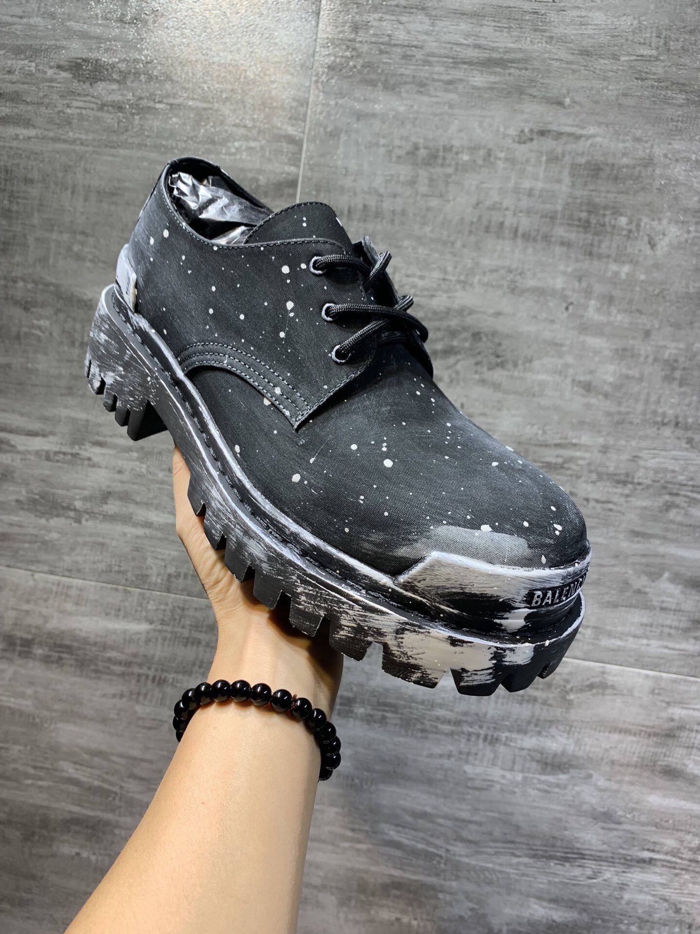 Balenciaga Men’s Leather Shoes With Box 2025 New